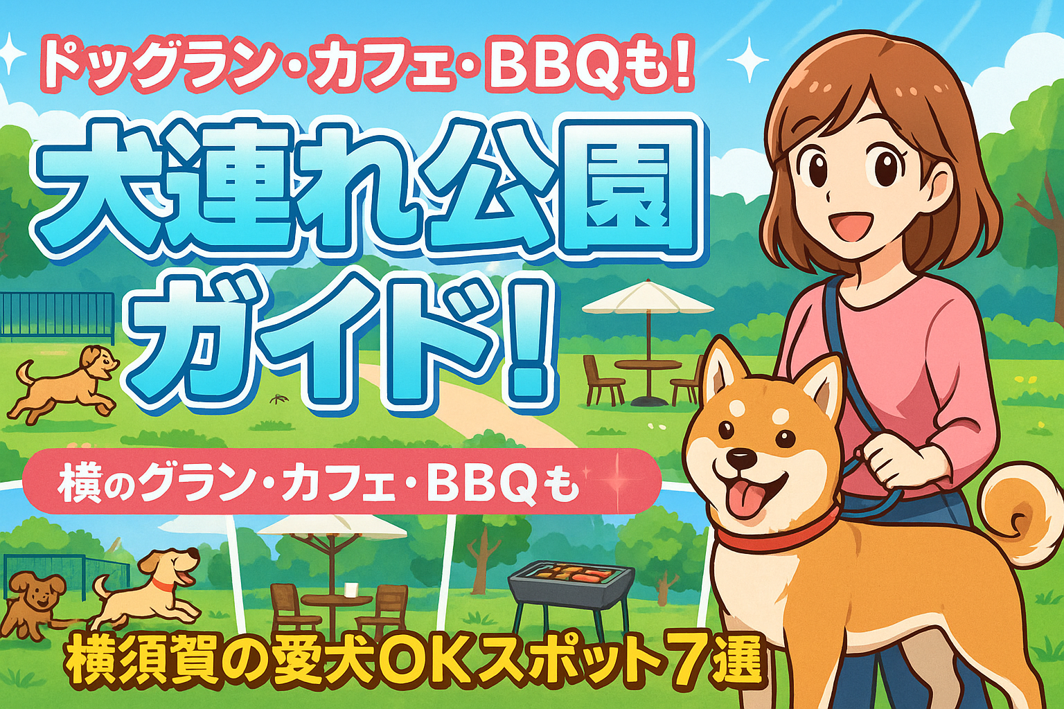 横須賀で犬連れOKな公園7選｜ドッグラン・カフェ・BBQも楽しめるおでかけ完全ガイド！