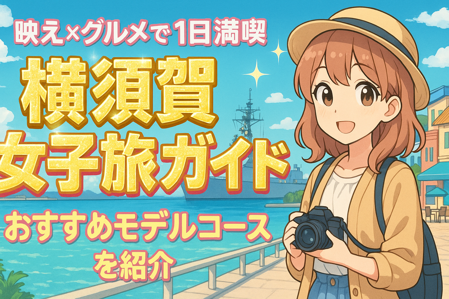 横須賀観光女子旅ガイド｜映えスポットからグルメまで1日満喫モデルコース！